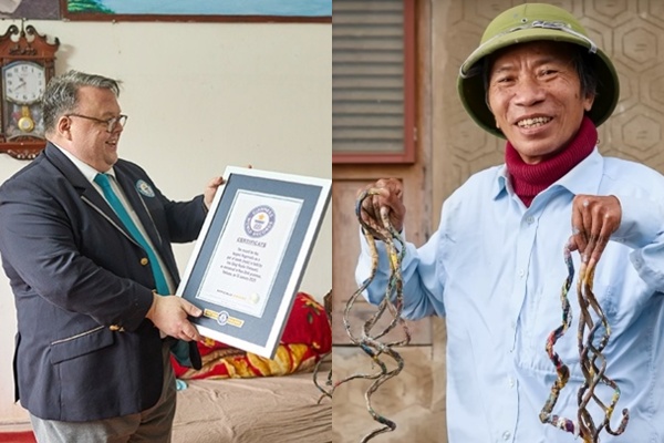 Guinness cử người sang tận Việt Nam để trao bằng kỷ lục cho người đàn ông nuôi móng tay dài 6m, cư dân mạng: “Kỷ lục gì vậy ai nhìn thấy cũng rợn rợn họng”